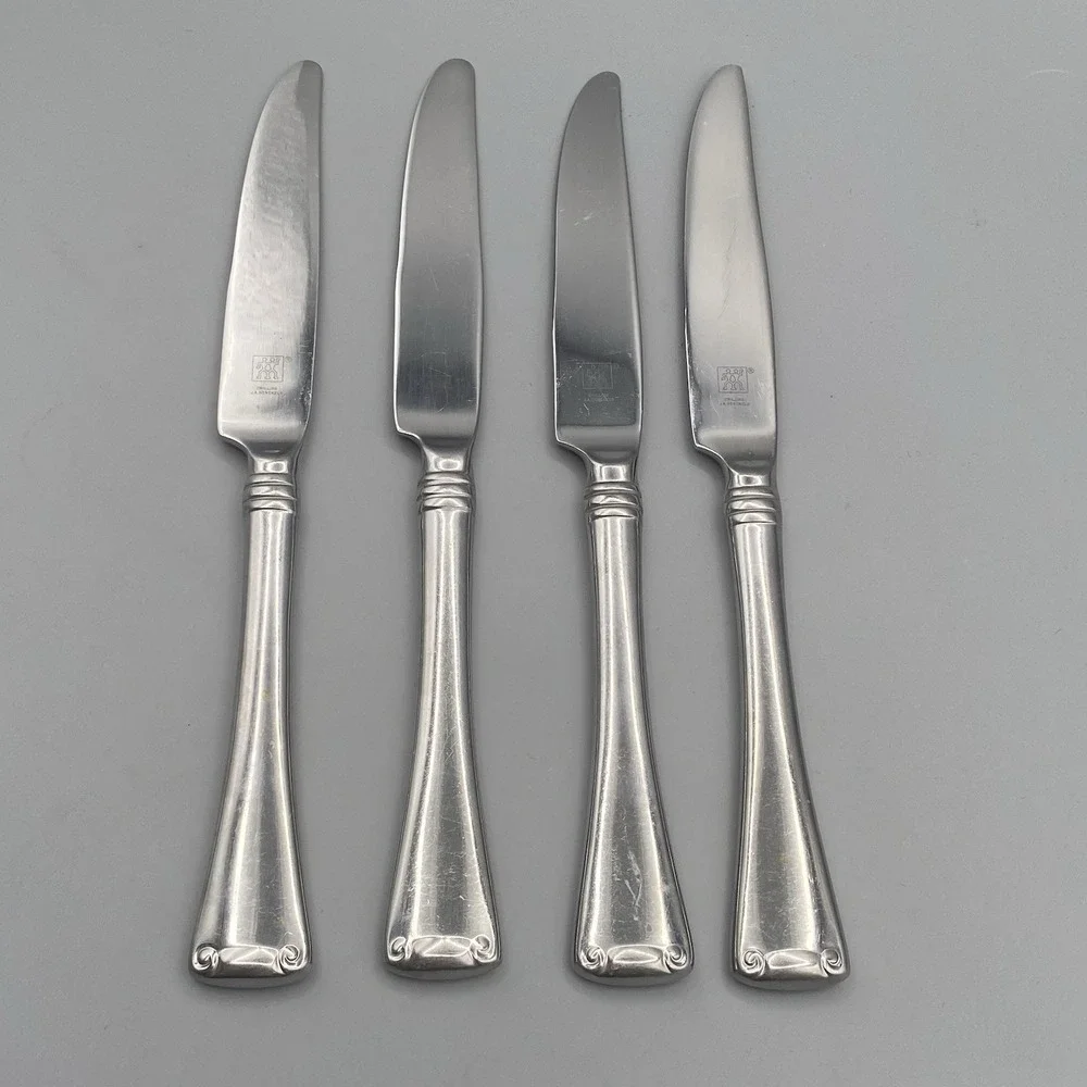 J A Henckels Zwilling ANGELICO Dinner Knives 4pcs Stainless Flatware 9.25